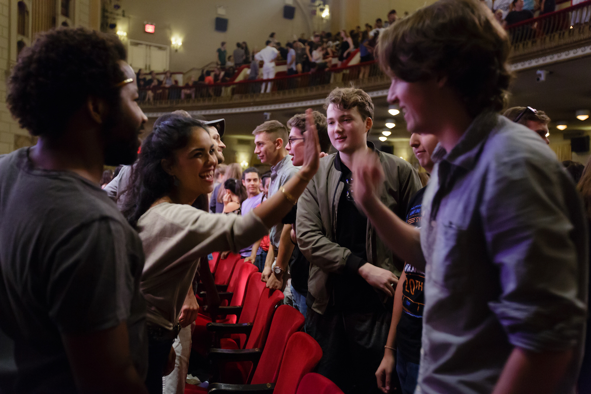 Tisch Students at the Dean's Welcome 2017